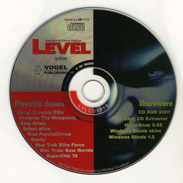 LEVEL August 2000 CD-Rom