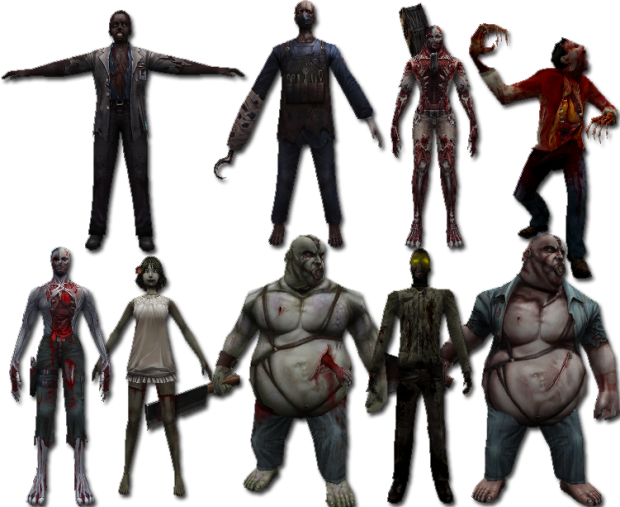 Zombie Skin Pack 2