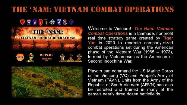Vietnam Combat Operations Readme