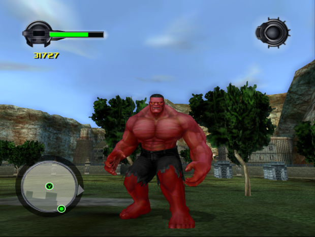Skin of Red Hulk