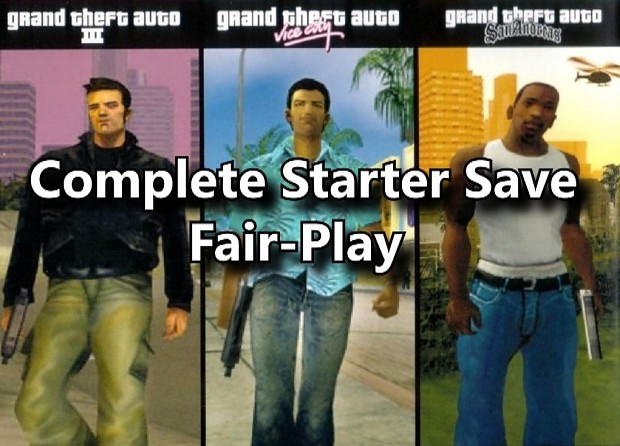 GTA Trilogy Complete Starter Save - Fair-Play