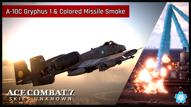 A-10C Gryphus 1 Skin and Colord Missile Smoke Pack