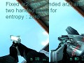 two-handed AR2 and pistol support for Entropy:Zero