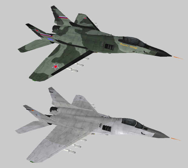 Russian and German MiG-29