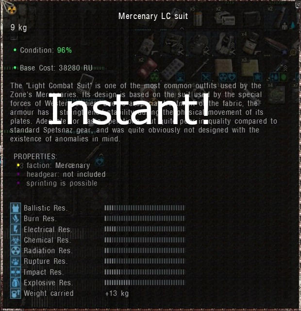 Instant tooltip (Anomaly 1.5.1/1.5.2)