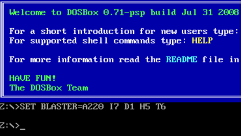 DOSBox for PSP
