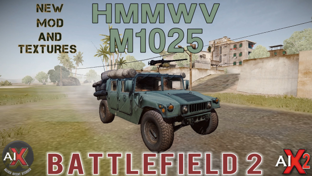 BF2. New Mod: HMMWV-M1025 and Textures