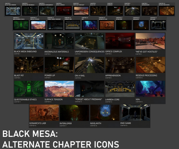 Black Mesa Personal Chapter Icons