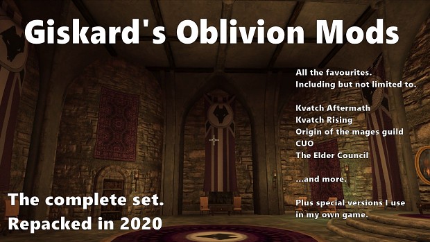 Giskards Oblivion Mods2020