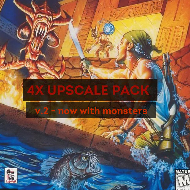 Alternate 4x upscale pack for BuildGDX (textures and sprites)