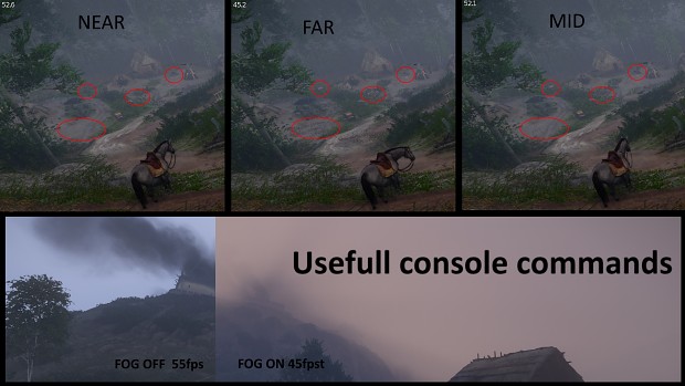 Usefull Console Commands to increase performance