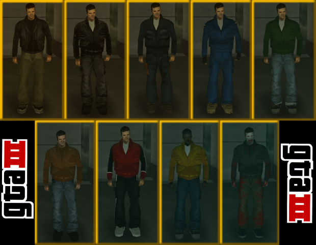 GTA3 Skins Pack 2 by DeathCold