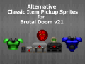 Alternative Classic Item Pickup Sprites for Brutal Doom v21