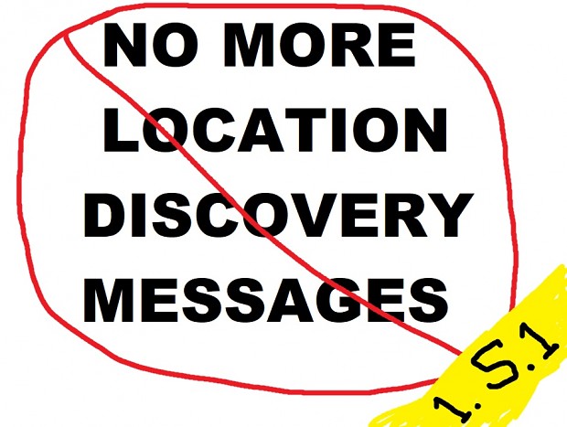 No More Location Discovery Text