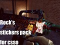 Rock's skin add pack for csso[Stickers]