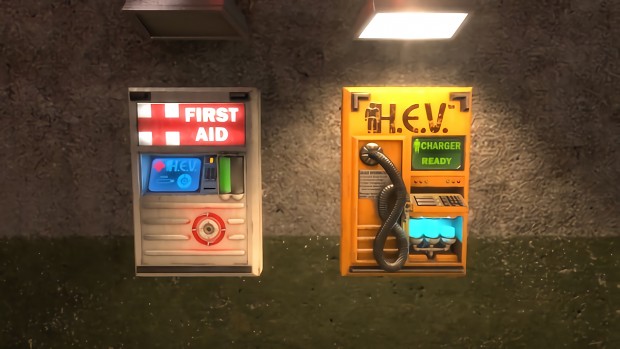Black Mesa Health And HEV Charger Station Sounds For Half Life 1