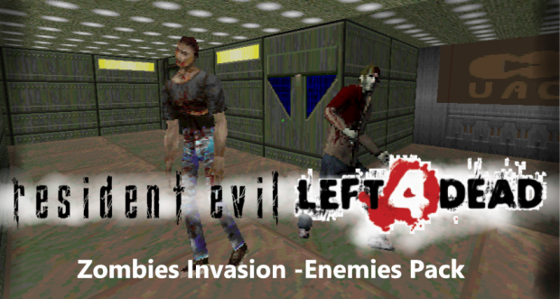 CodeName Hunk & Left 4 Dead (Invasion Zombies) - Enemies Pack.