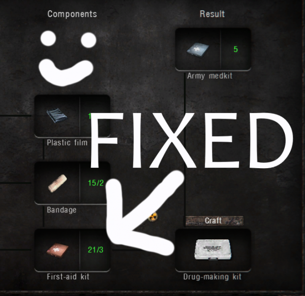 Fixed Crafting With Multi-Use Items v2.5 + Patches