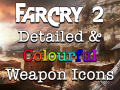 Far Cry 2: Detailed & Colourful Weapon Icons v1.5