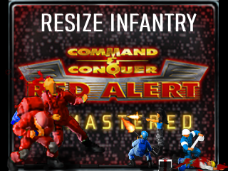 Resize infantry Red Alert version