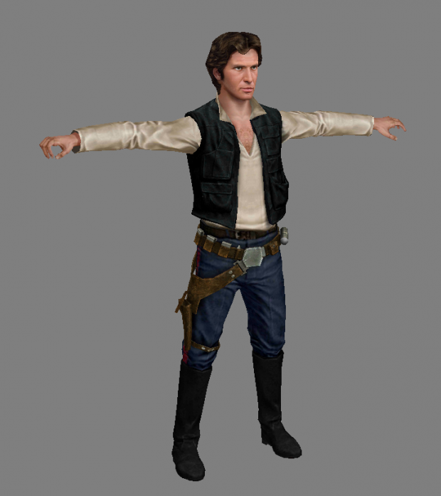 Han Solo model replacement (for modders)