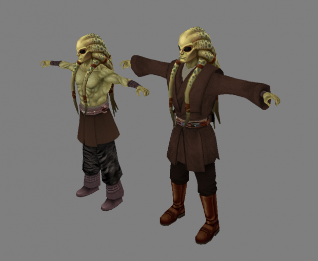 Kit Fisto two-pack (for modders)