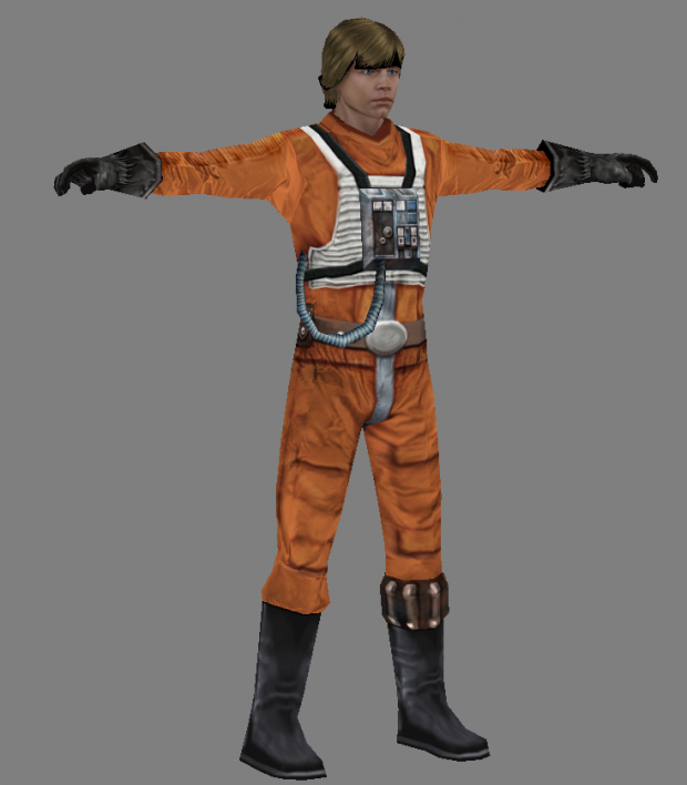 Luke Skywalker - Pilot (for modders)