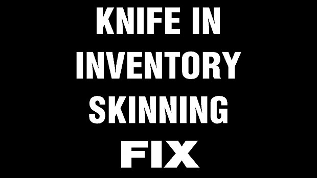 Knife in Inventory Skinning 1.5.1 Fix