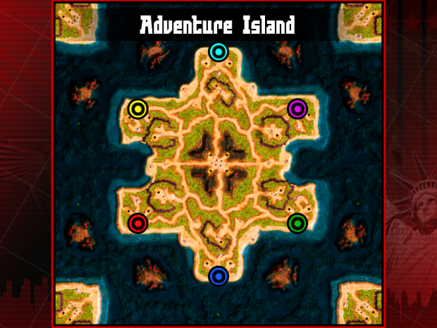 [Red Alert 3] Adventure Island Map