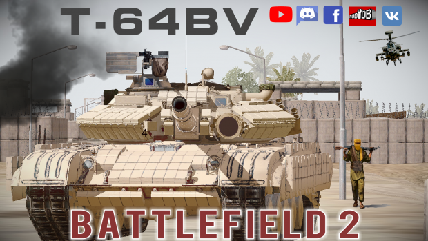 BF2. New Mod: Tank T-64BV
