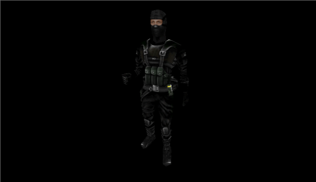 White Male Black Ops Assassin as Playermodel