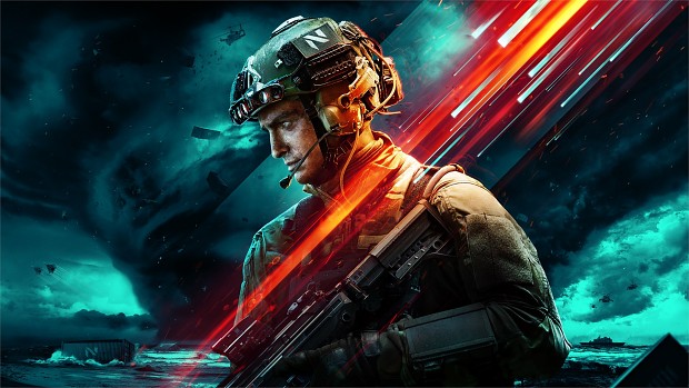 menu  for Battlefield 2 in the style of Battlefield 2042