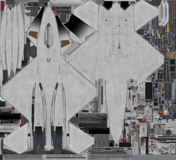 YF-23 Black Widow II Template v 1.1