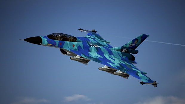 F-16XL -Blue Flora-
