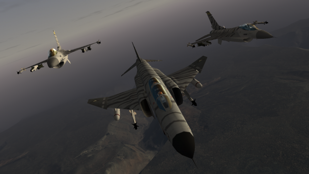 F-4E & F-16C -Silber-