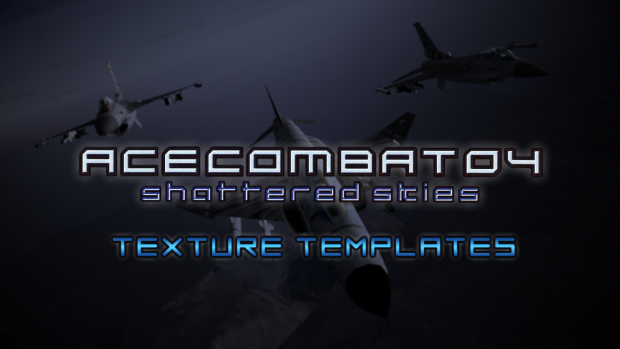 Ace Combat 04: Shattered Skies - Aircraft Texture Templates
