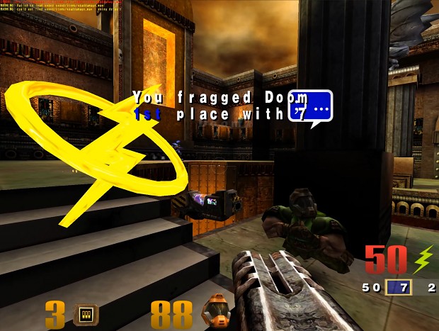 Quake 3 Arena Plasmagun Shotgun Haste custom map