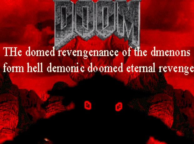THe domed revengenance of the dmenons form hell demonic doomed eternal revenge