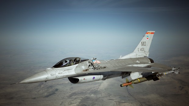 F-16C 389FS USAF with 9/11 Noseart