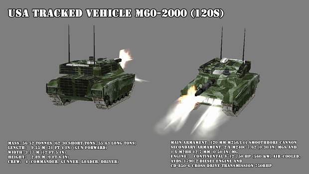 M60-120S Tank Model for C&C Generals/ZH [PUBLIC USE]