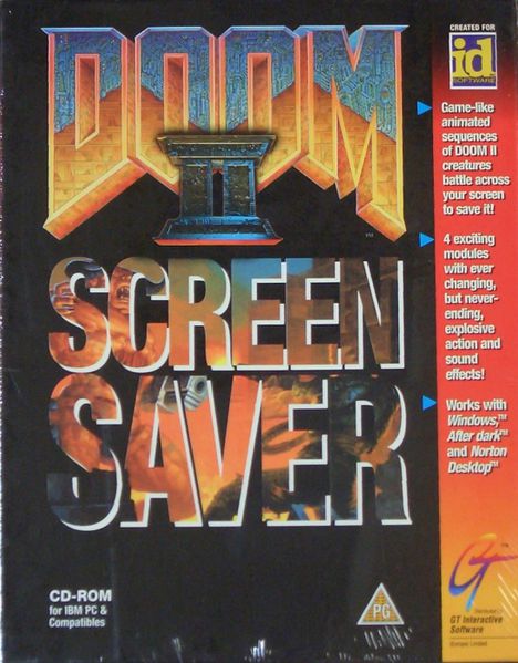 Doom II Screen Saver CD-Rom