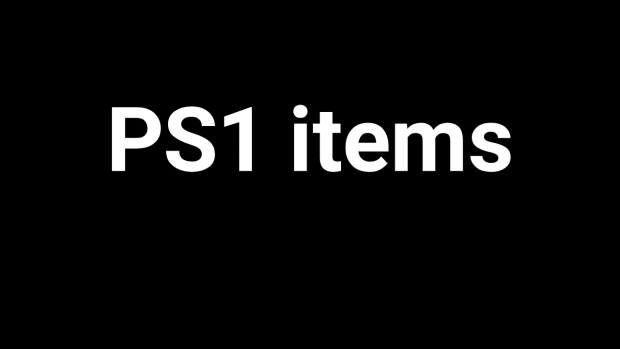 Ps1 items