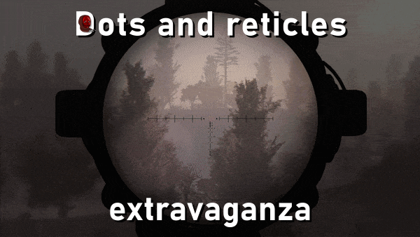 Dots and reticles extravaganza