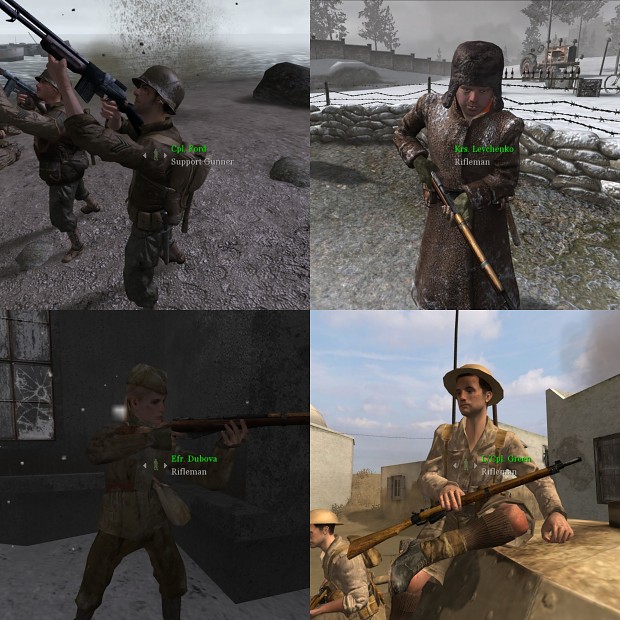 Definitive Edition Names & Ranks - CoD2 Single-Player Add-On