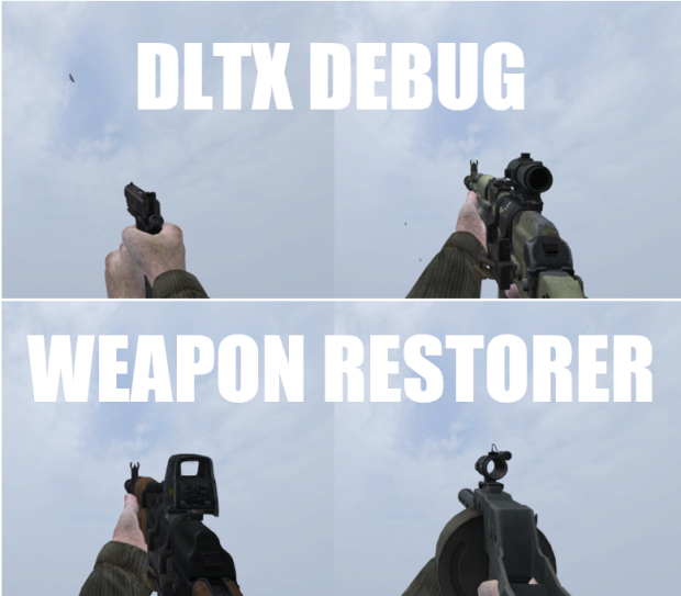 [DLTX]  Debug Weapon Restorer