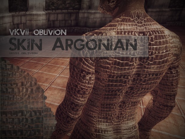 VKVII Oblivion Skin Argonian - No New Hands