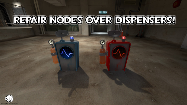 repair node over dispenser