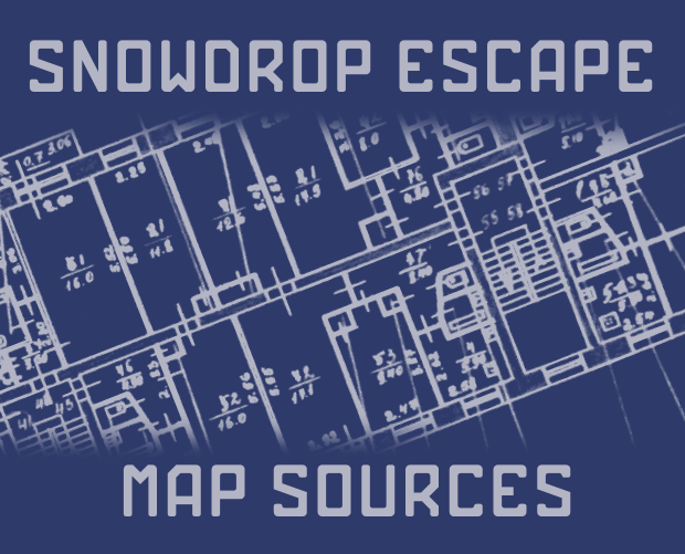 Snowdrop Escape - map sources.