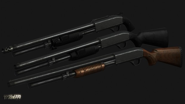 EFT MP133 Shotgun shooting sound (BaS)