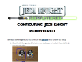 Jedi Knight Remastered Configuration Gudie